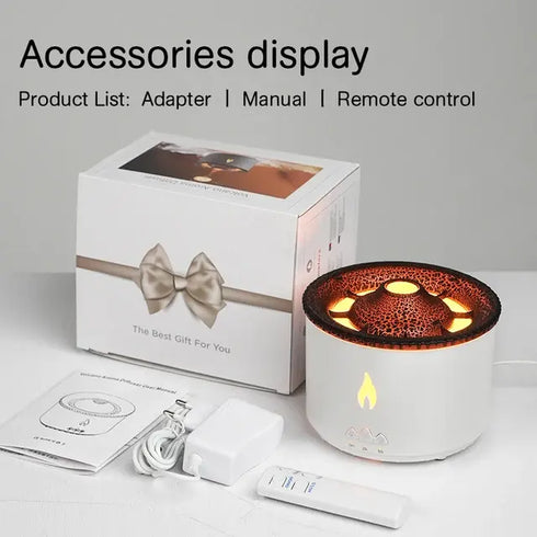 Volcano Flame Aroma Diffuser And Air Humidifier